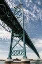 Ambassador bridge Windsor ontario Royalty Free Stock Photo