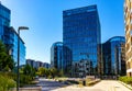 Ambassador Office Building at Domaniewska street in Industrial Sluzewiec business quarter of Mokotow district of Warsaw in Poland