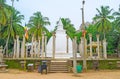 The Ambasthala Dagoba in Mihintale Royalty Free Stock Photo