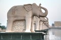 Ambedkar Memorial Park is a public park and memorial in Lucknow, Uttar Pradesh, India. Royalty Free Stock Photo
