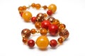 Amber beads Royalty Free Stock Photo