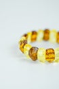 Amber bracelet Royalty Free Stock Photo