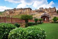 Amber Fort with beautiful sky, Jaipur, Rajasthan, India Royalty Free Stock Photo