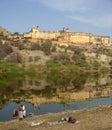 Amber Fort, India Royalty Free Stock Photo