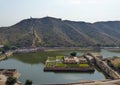 Amber Fort: the Saffron Garden in Lake Maota