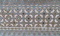 Amer Fort Sheesh Mahal artwork with glass mirror and mosaic at Jaipur, Rajasthan India Royalty Free Stock Photo