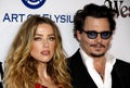 Amber Heard and Johnny Depp Royalty Free Stock Photo