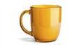 Amber Mug Mockup on White Background Royalty Free Stock Photo
