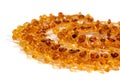 Amber necklace Royalty Free Stock Photo