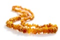 Amber necklace Royalty Free Stock Photo