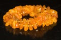 Amber Necklace Royalty Free Stock Photo