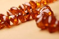 Amber necklace Royalty Free Stock Photo