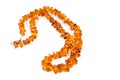 Amber necklace Royalty Free Stock Photo