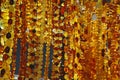 Amber Necklaces Royalty Free Stock Photo