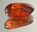 Amber red translucent Royalty Free Stock Photo