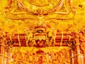 The Amber Room. Catherine Palace, a Rococo palace in Tsarskoye Selo Royalty Free Stock Photo