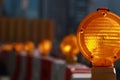 Amber traffic hazard light