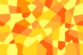 Abstract amber yellow geometric pattern. Modern low poly background. Wallpaper trendy design for cover. Royalty Free Stock Photo