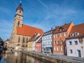 Amberg in the Upper Palatinate Royalty Free Stock Photo
