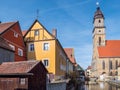 Amberg in the Upper Palatinate Royalty Free Stock Photo