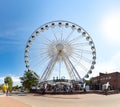 AmberSky Ferris Wheel in Gdansk Royalty Free Stock Photo