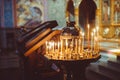 Candles in the church