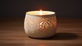 ambiance scented candle Royalty Free Stock Photo