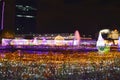 Ambiance of traveler visit in Thailand illumination festival 2017 Royalty Free Stock Photo