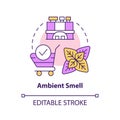 Ambient smell concept icon