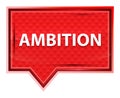 Ambition misty rose pink banner button