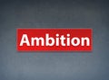 Ambition Red Banner Abstract Background