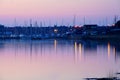Amble Harbour at dawn Royalty Free Stock Photo