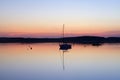 Amble Harbour at dawn Royalty Free Stock Photo