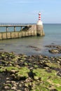 Amble Lighthouse Royalty Free Stock Photo