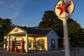 The Ambler-Becker Texaco Station, an old Service Station along the historic route 66 in the city of Dwight, in the State of Illino