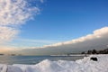 Ambleside park in West Vancouver near Park Royal. Royalty Free Stock Photo