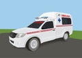 Ambolance emergency vehicle