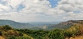 Amboli Ghat view point with the Sahyadri mountain range in Maharashtra, India