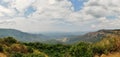 Amboli Ghat view point showing Sahyadri mountain range Amboli