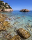 Ambolo Beach in Javea Royalty Free Stock Photo
