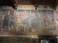 Ambrogio Lorenzetti frescoes in Siena Royalty Free Stock Photo