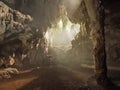 Ambrosio cave at Cuba Royalty Free Stock Photo