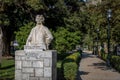 Ambrosio OHiggins statue at Plaza de Armas Square in San Jose de Maipo town at Cajon del Maipo - Chile