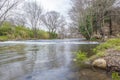 Ambroz River as it passes through Abadia, Caceres, Spain