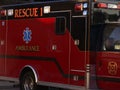 Ambulance Three Quarter Shot Red Rescue 1