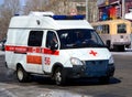 The ambulance car