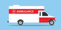 Ambulance car vehicle emergency with fast come