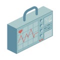 Ambulance Cardiograph Isometric Composition