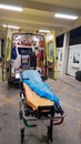 Ambulance emergency stretcher patient cart