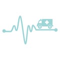 Ambulance emergency vehicle icon